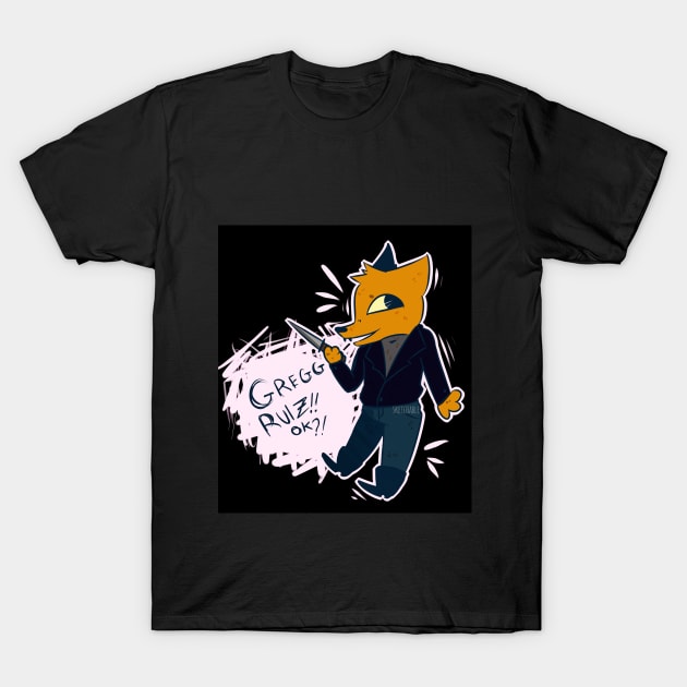 Gregg rulz! T-Shirt by Sketchable